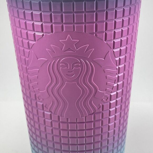 Starbucks 2024 Release Valentine LOVE Smooth Gradient Grid 24oz Tumbler New - Picture 2 of 10